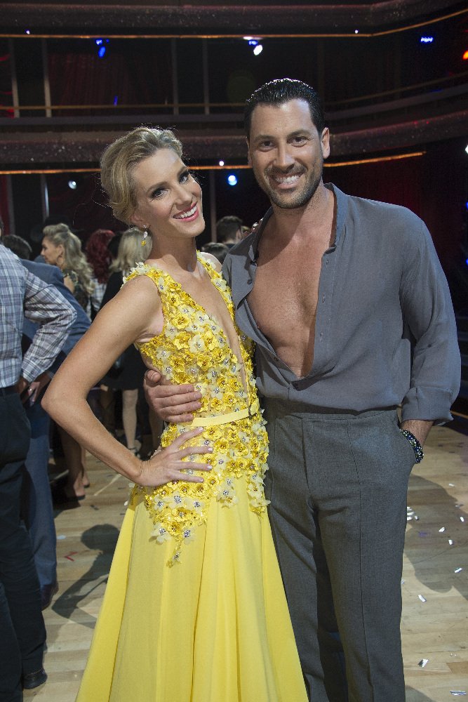 Heather Morris and Maksim Chmerkovskiy