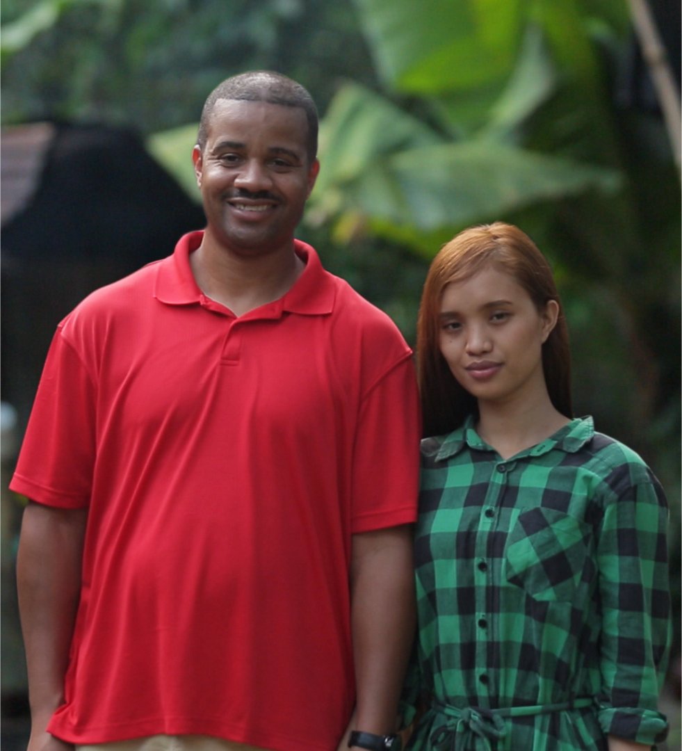 Hazel Cagalitan and Tarik Myers