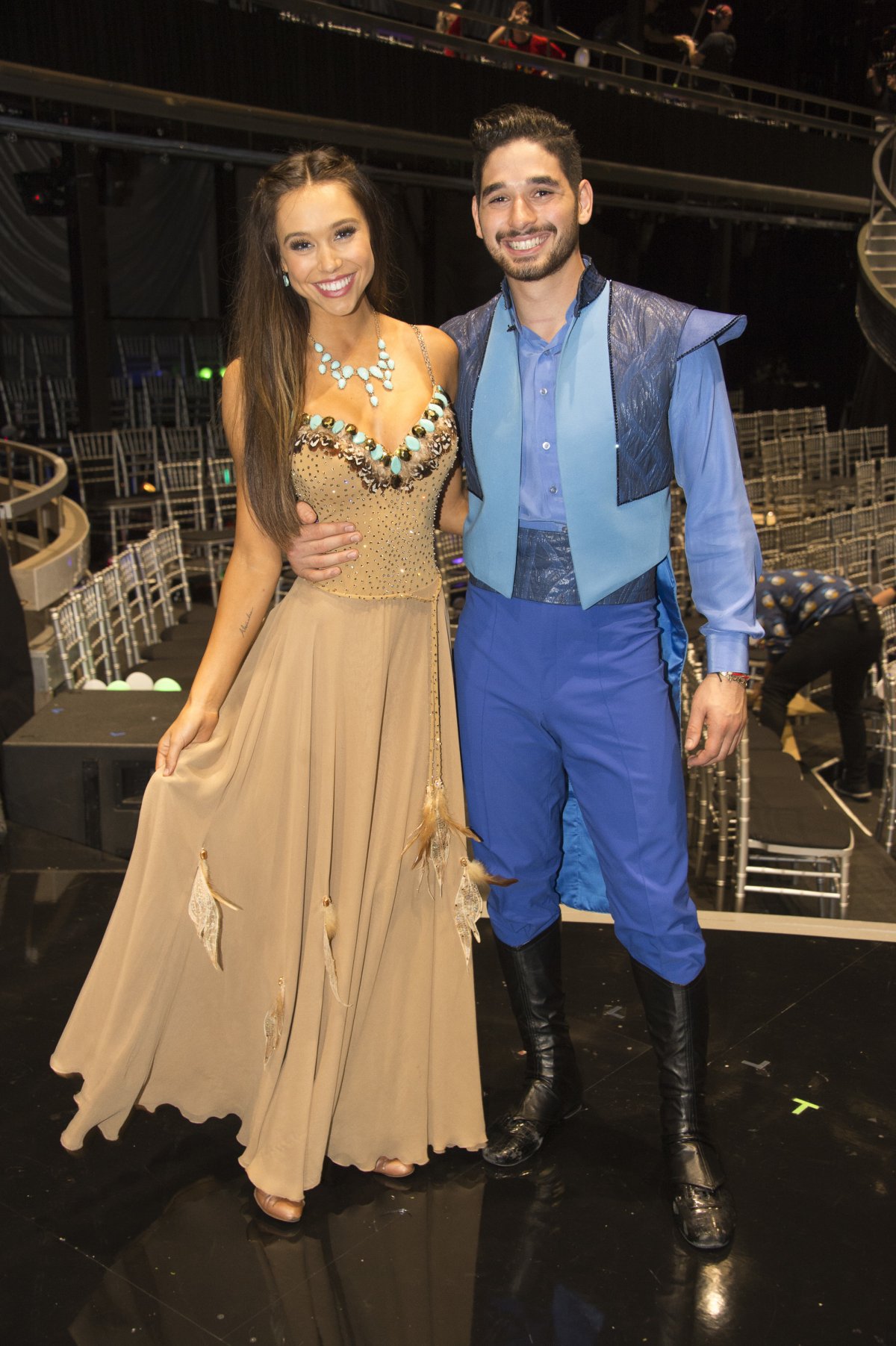 Alexis Ren and Alan Bersten